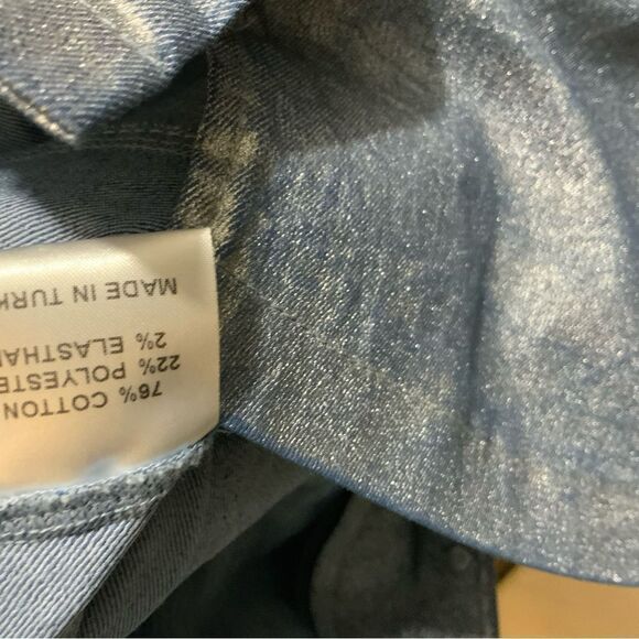 lola and sophie metallic blue blazer XS - Picture 7 of 8